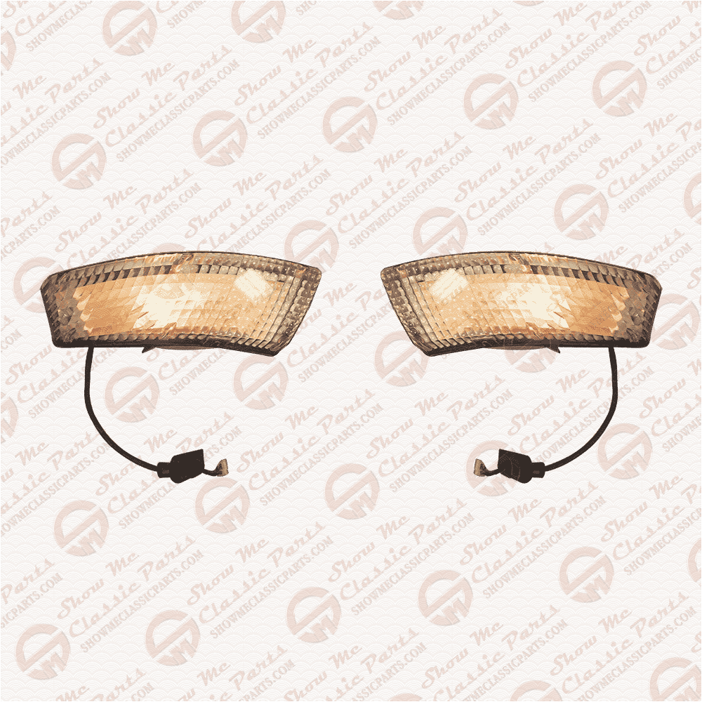 Turn Signal Light Assembly Set Clear Lens - Datsun Z Store