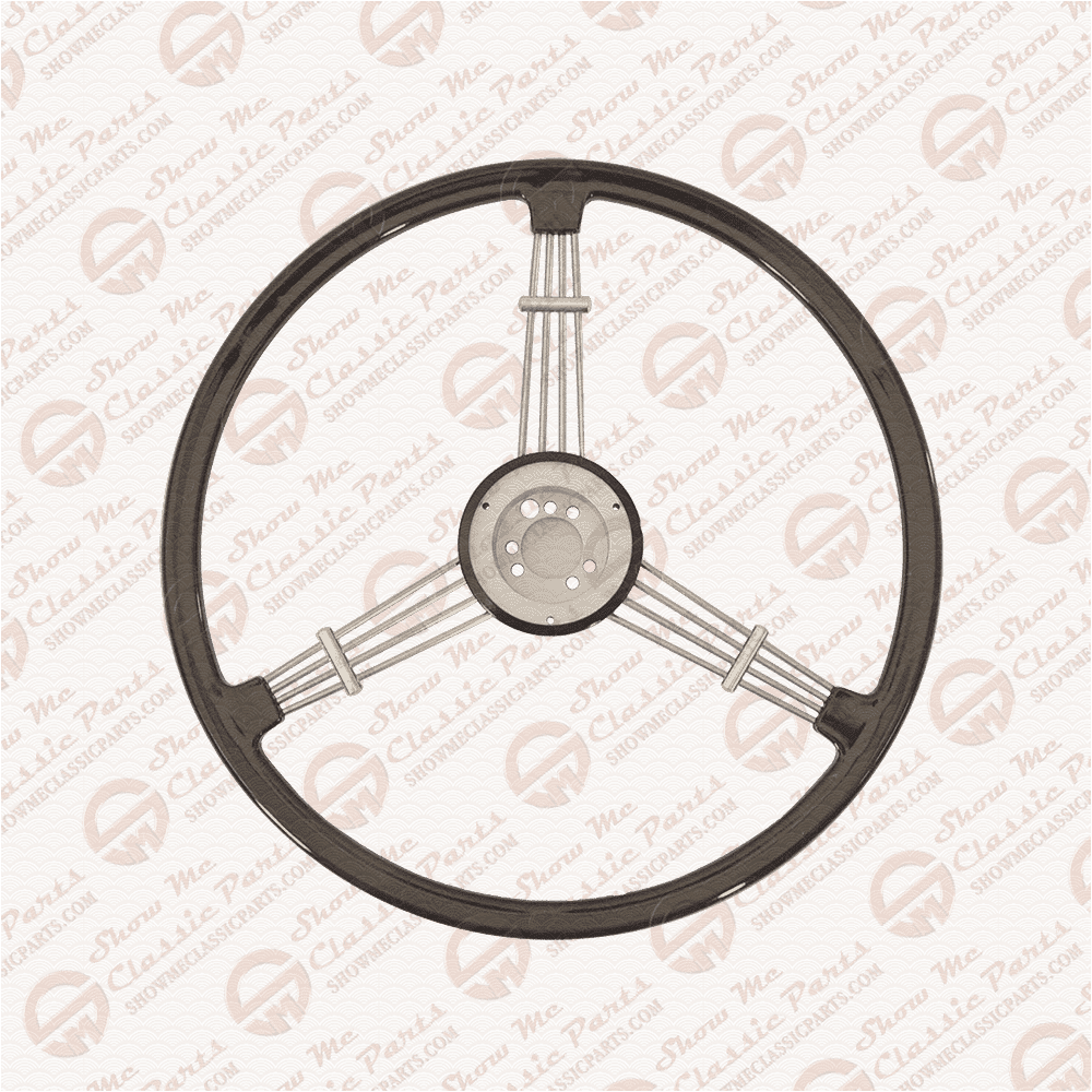 50-55 Porsche 356 Steering wheel banjo style black