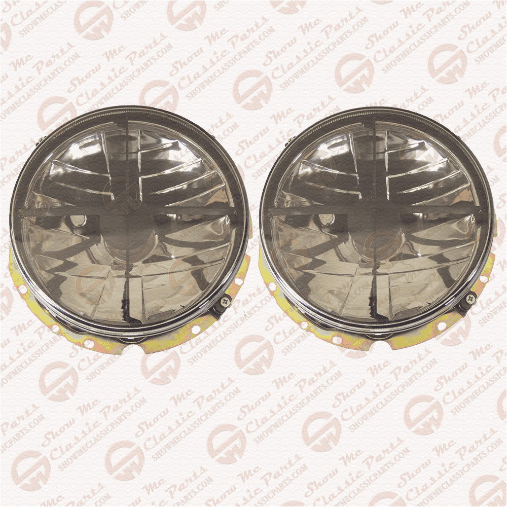 Headlight Crosshair With Halo Ring for Volkswagen T2 Bay Bus 1968-1972 OEM: HDL169SKBCLH