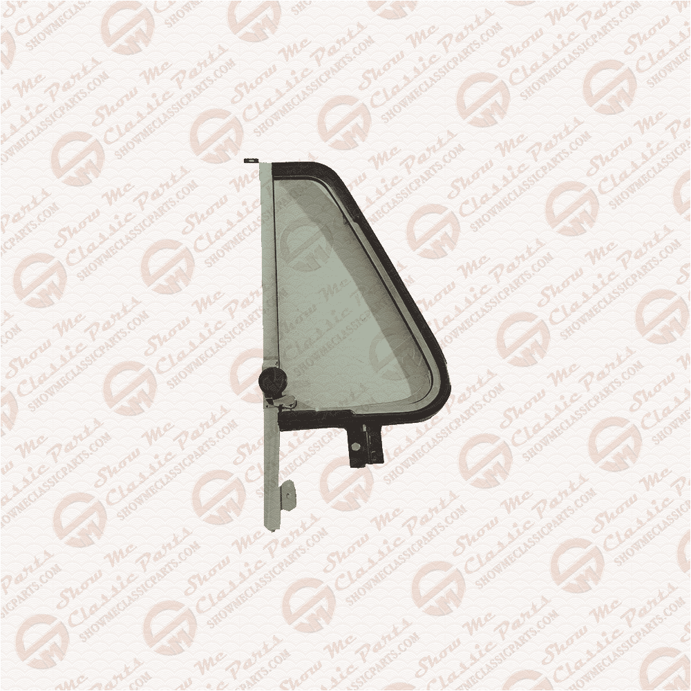 Left Vent Window Assembly With Clear Glass for VW T2 Bay Bus 1968-1972 OEM: 2118374051