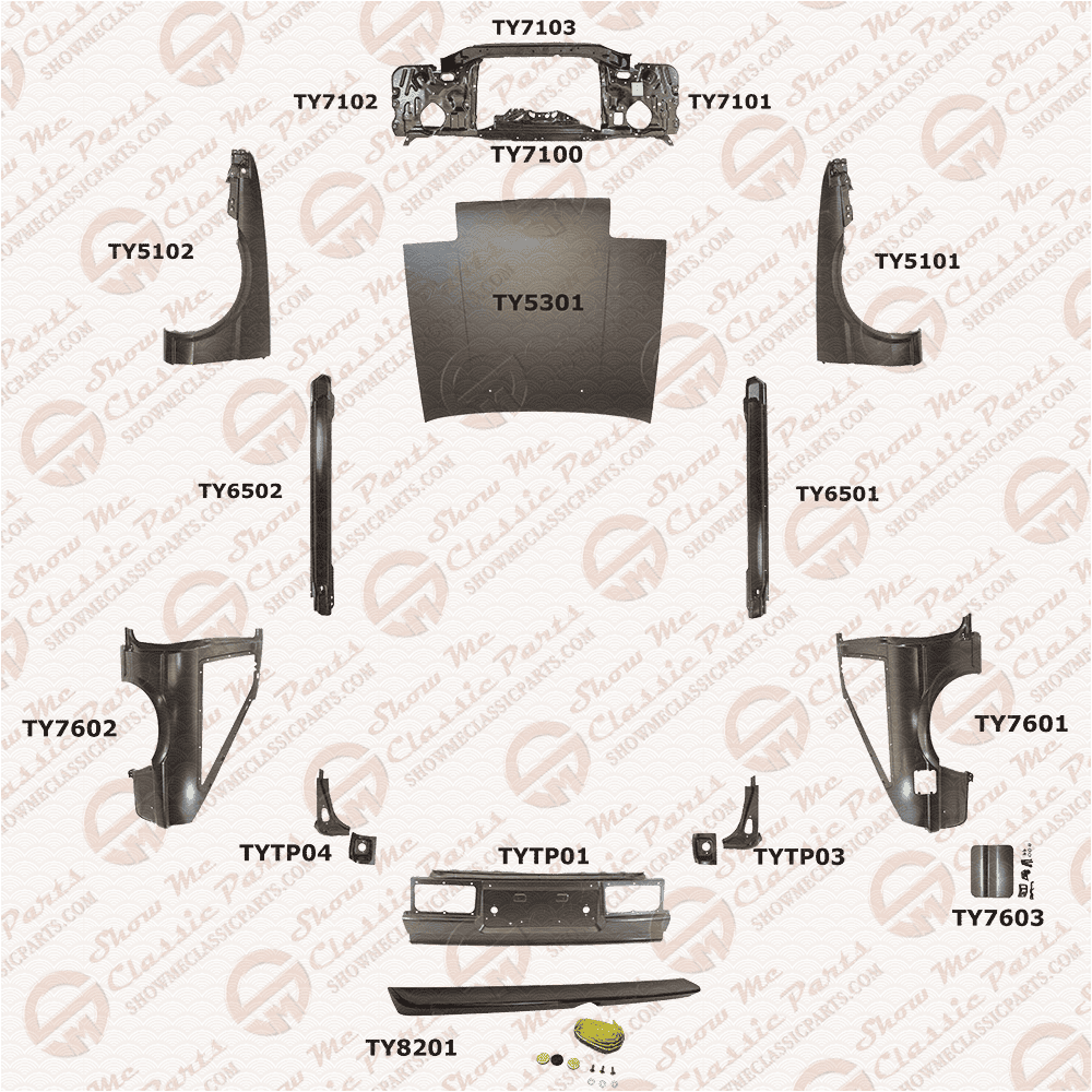 1984-1987 Toyota Corolla AE86 Trueno Restoration Master Kit Bundle 1984-1987トヨタカローラAE86トゥルーノレストアマスターキットバンドル- Toyota Corolla AE86 Store